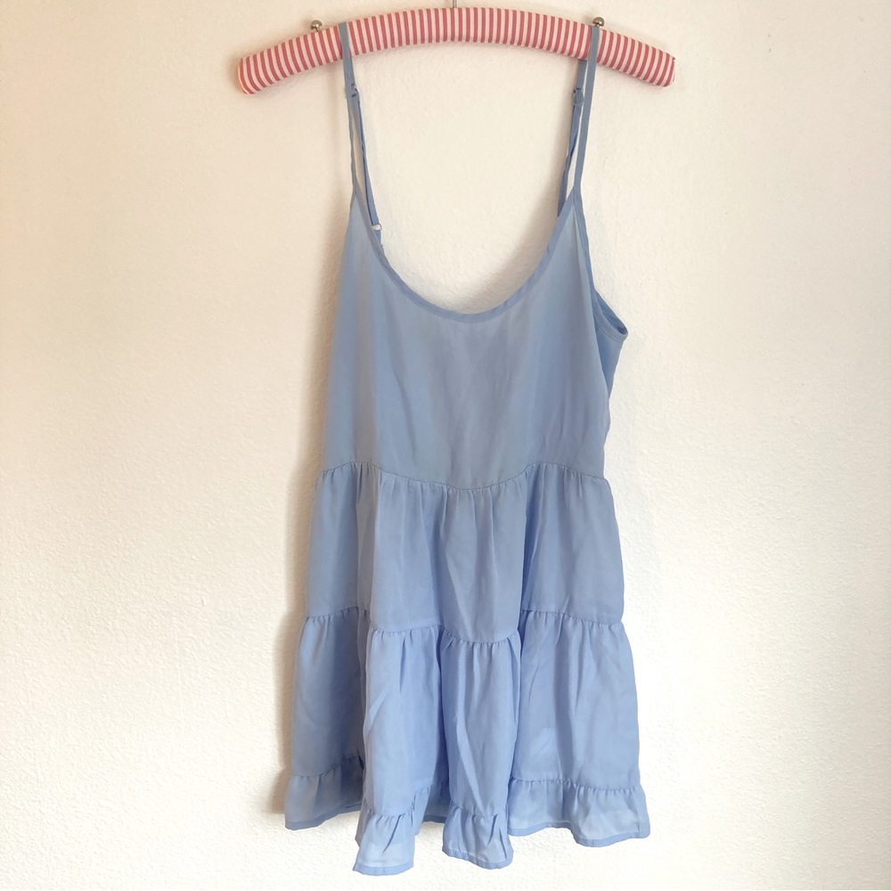 Flowy Baby Blue TOBI Mini Dress